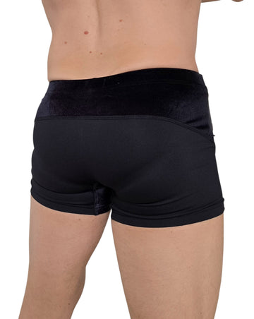 Nero Lux Férfi Rúdtánc Short – Bársony Luxus Kivitel Swarovski Opcióval